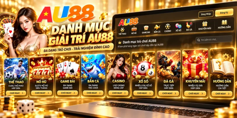 Danh mục trò chơi rõ ràng giúp người chơi tìm được đúng nội dung mà mình cần tra cứu